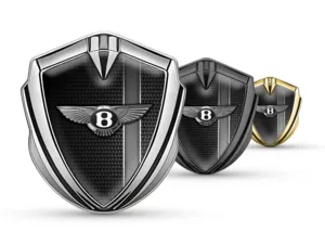 Bentley Emblem Silikon Abzeichen Renn Look Glänzend Finish